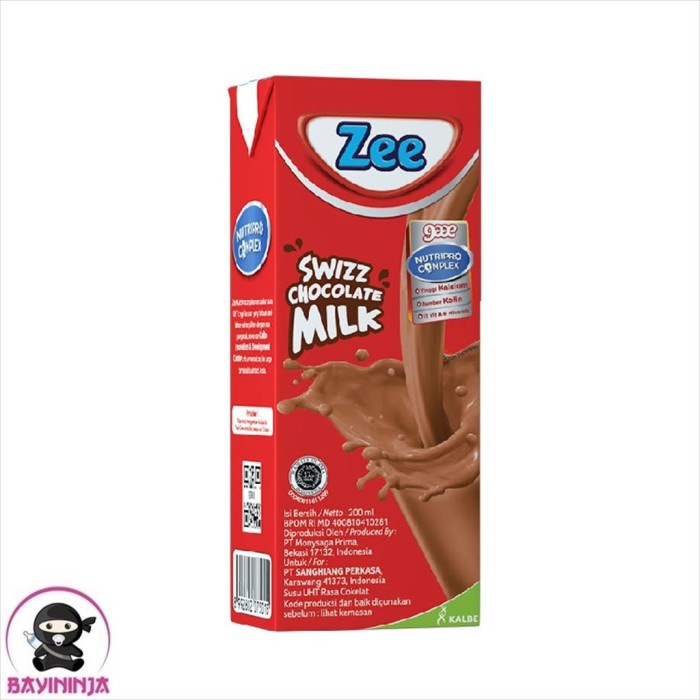 

ZEE UHT Milk 200 ml - Swizz Chocolate T-Ninjabayi 01