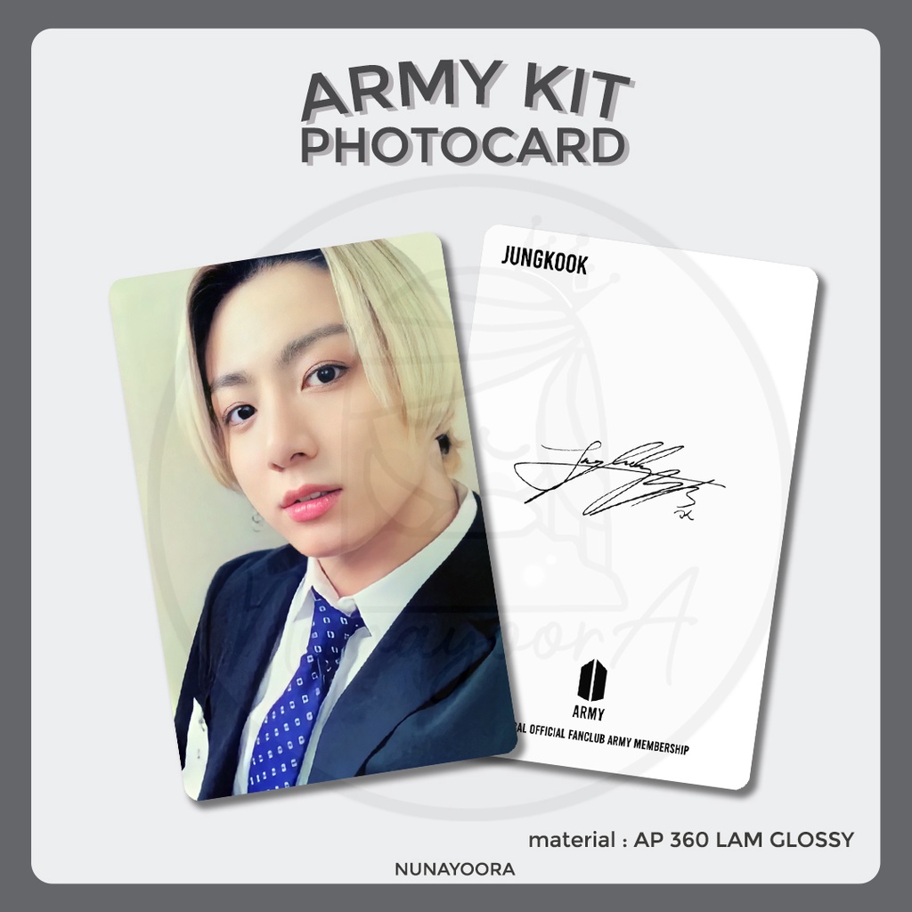 BTS ARMY KIT PHOTOCARD