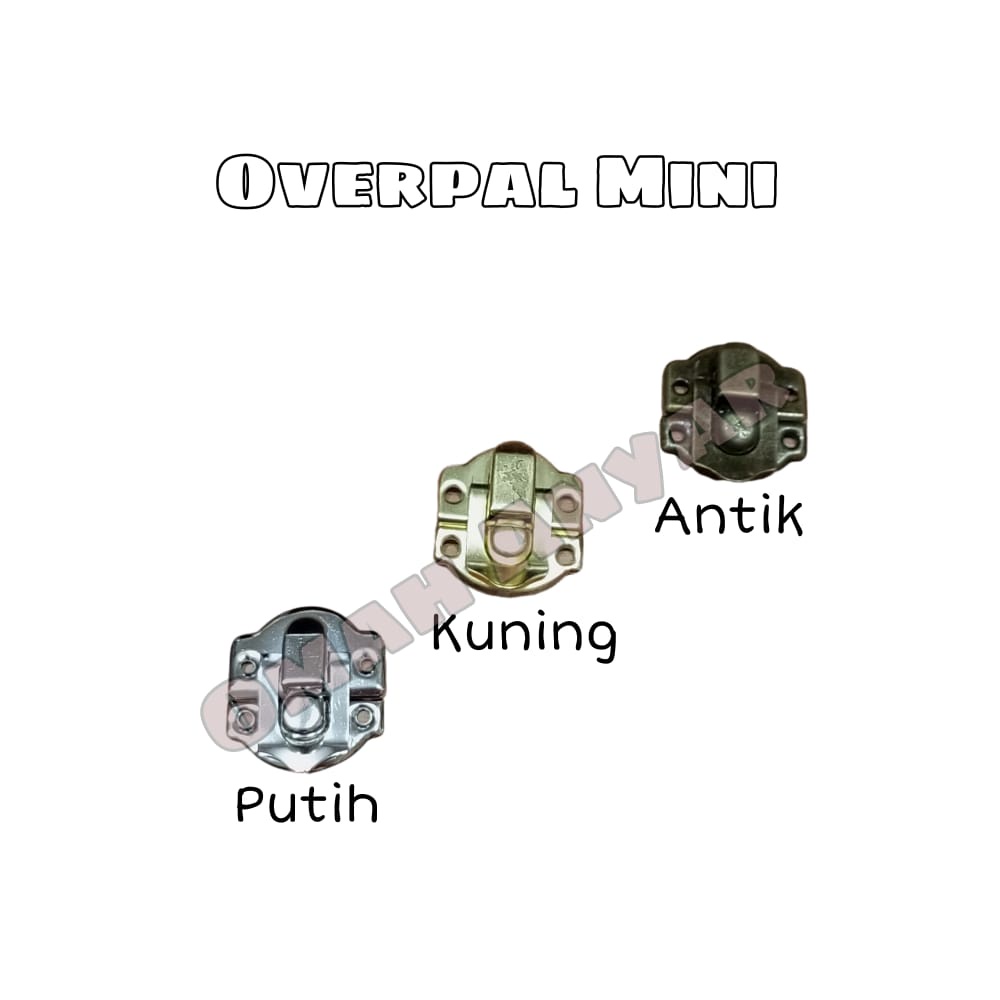 Overplat Mini Hampers Engsel Skrup Kancingan Kotak Mainan Souvenir