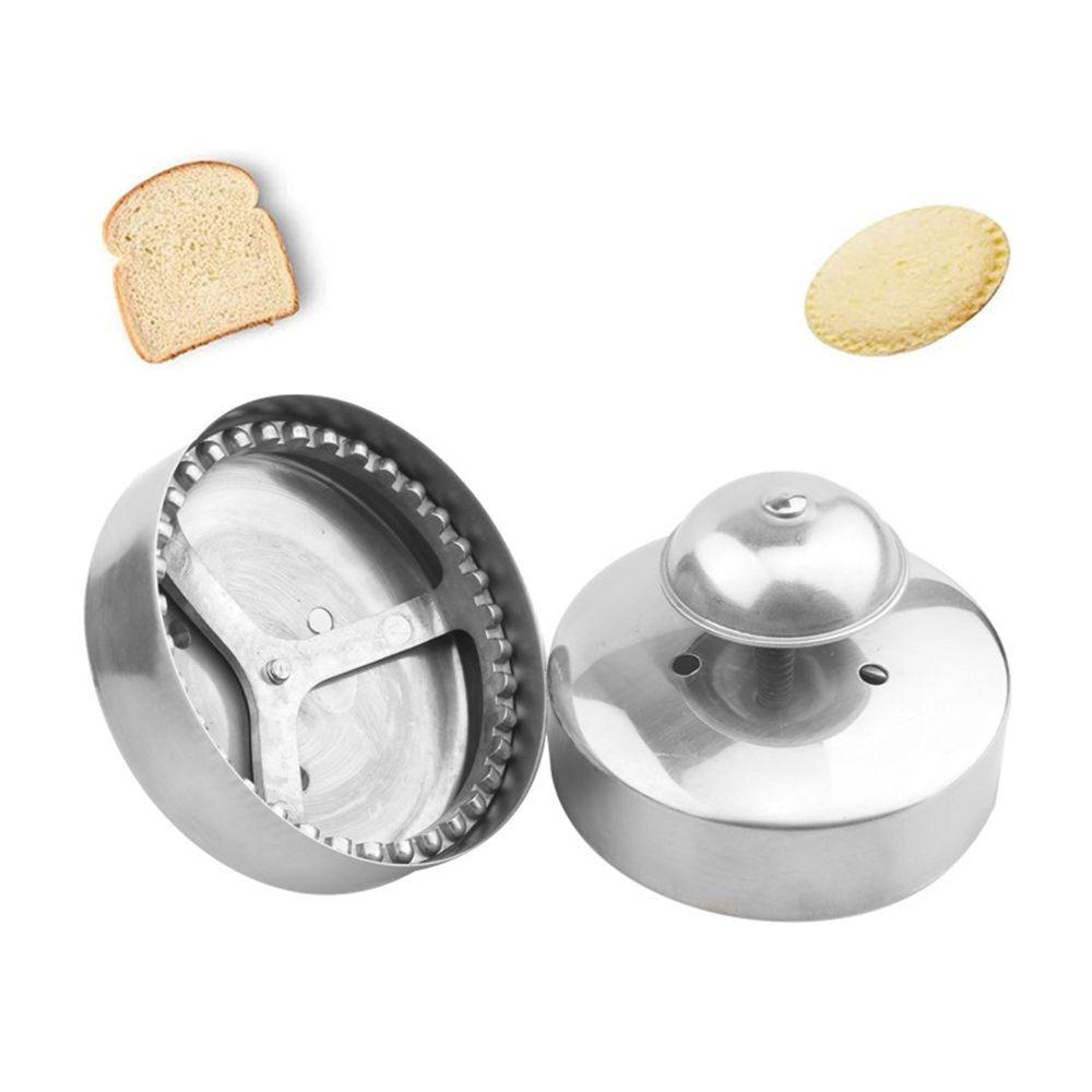 Preva Sandwich Cutting Sealing Mold Alat Kue Pastry Dekorasi Stainless Steel Pie Cookie Cutter