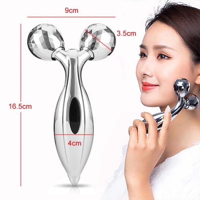 CEV MASSAGER - 3D Diamond Alat Setrika Wajah / Body&amp;Face-Lift Roller