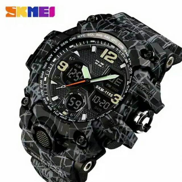 SKMEI 1155B ORIGINAL Jam Tangan Pria SKMEI Digital Analog