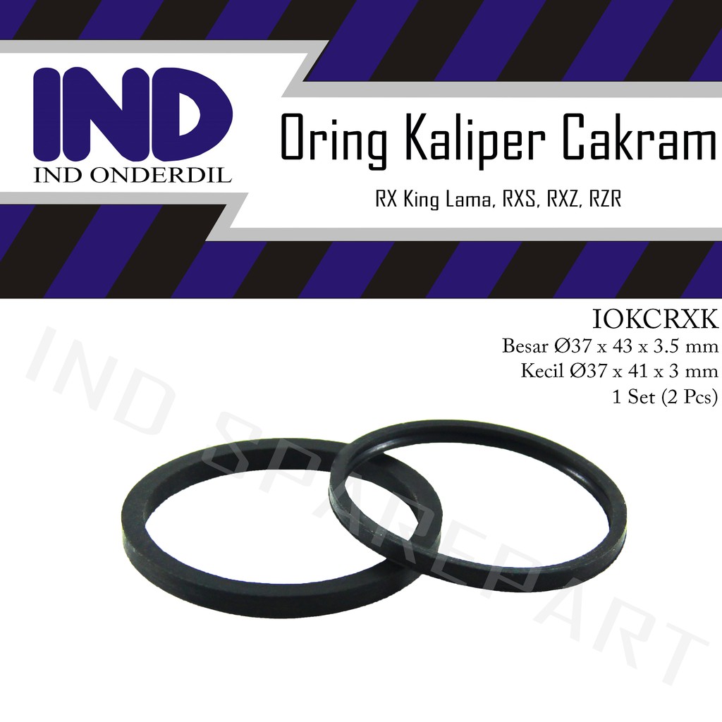 Oring-Seal-Karet Piston Kaliper Cakram Depan RX King Lama-Old 1 Piston