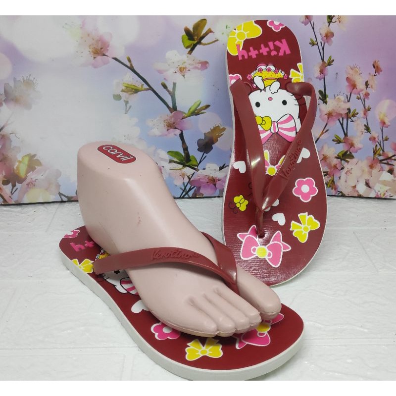 SANDAL JELLY IMPORT JAPIT VEROTINO HELLO KITTY 37-41