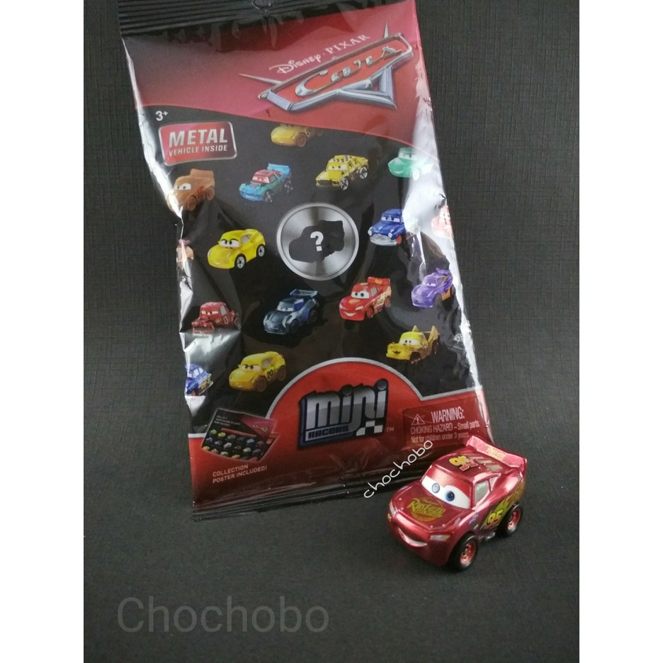 Disney Cars 3 Metallic Lightning McQueen No 28 Wave 3 Mini Racers Ori