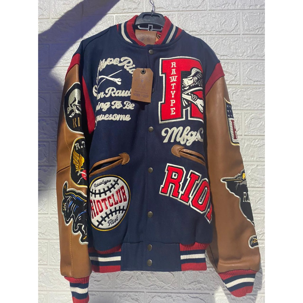 Rawtype Riot Legendary Varsity III Size L V3 (Jaket Jokowi)