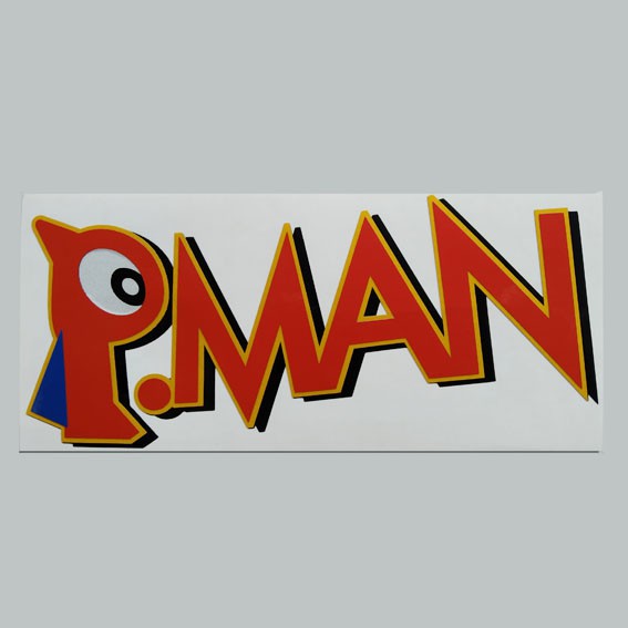 Sticker PMAN the title
