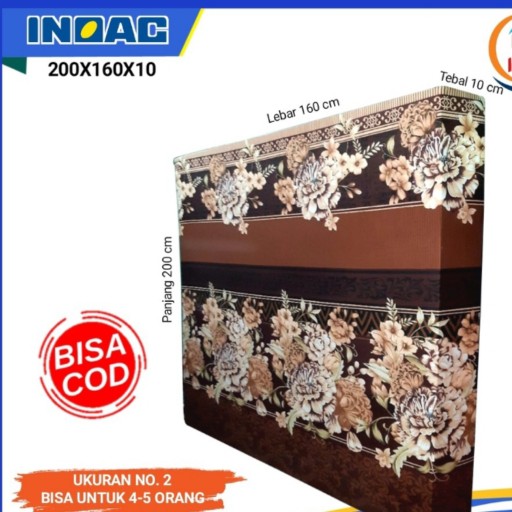 [200x160x10] Kasur Busa Inoac Ukuran No 2 Tebal 10 Cm Inoac Asli Awet Anti Kempes