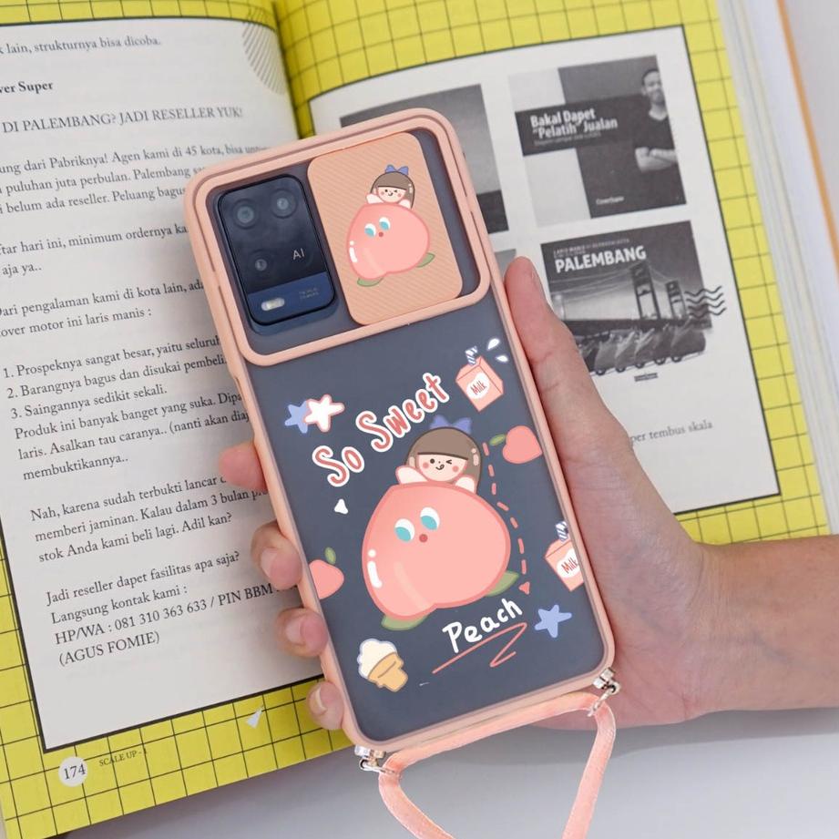 Lagi Tren.. (KGT 01) Softcase Slide Tali Protek Kamera Vivo Y15s - y91 - y93 - y71 - y12 - y11 - y17