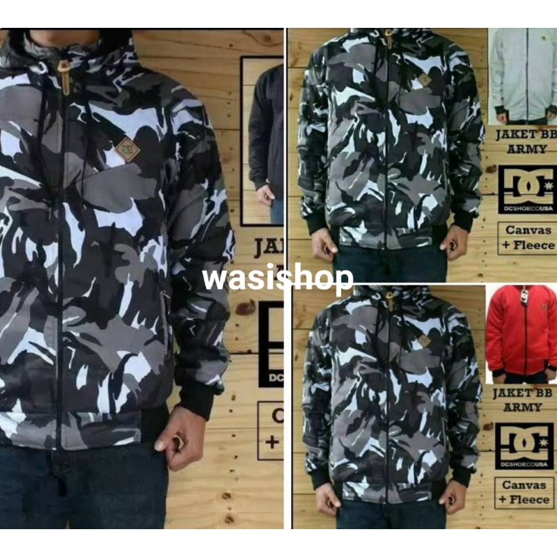 Jaket Army Rusia Dc Bolak Balik Bisa Pria dan Wanita