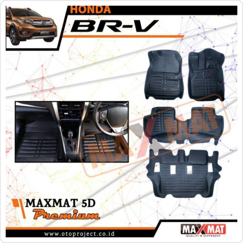 Karpet Mobil BRV 5D Premium Maxmat Merk Otoproject