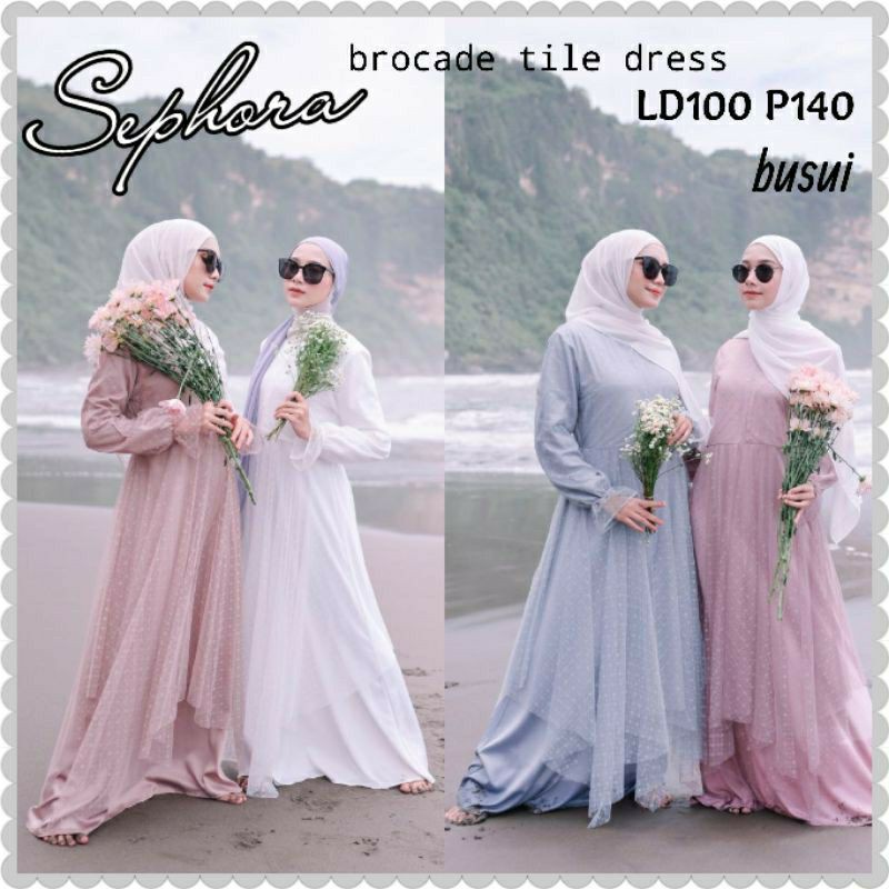 GAMIS - GAMIS TERBARU - GAMIS REMAJA - GAMIS BUSUI - SEPHORA DRESS - DRESS BUSUI