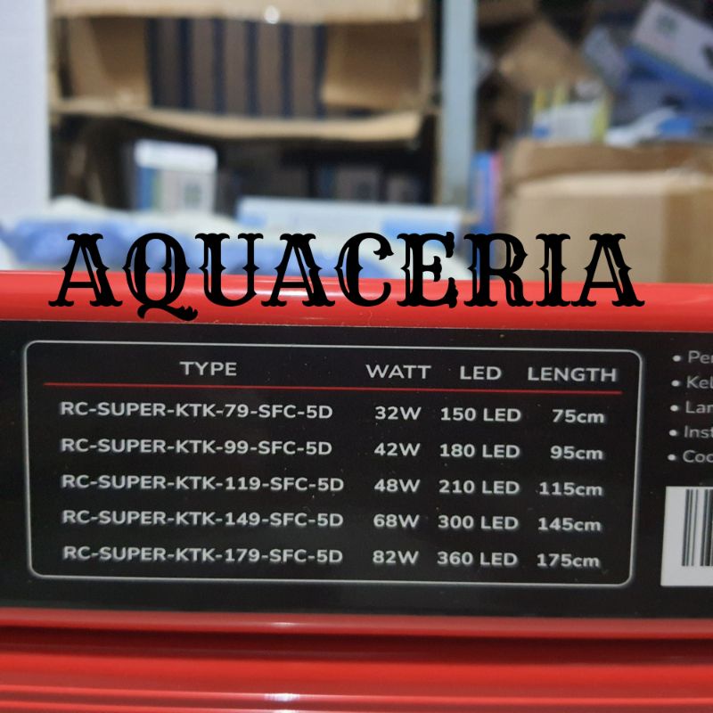 LAMPU LED TANNING AROWANA RECENT SUPER KTK 79 99 119 149 179 SFC 5D LAMPU LED AQUARIUM