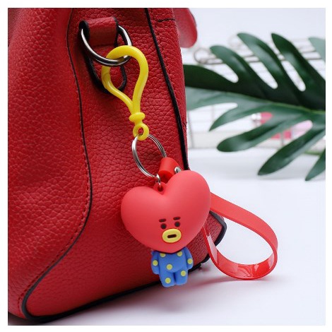 GANTUNGAN KUNCI BT-21 KEYCHAIN TAS KARAKTER BONEKA CUTE MURAH | FADHILAH SHOP BJB