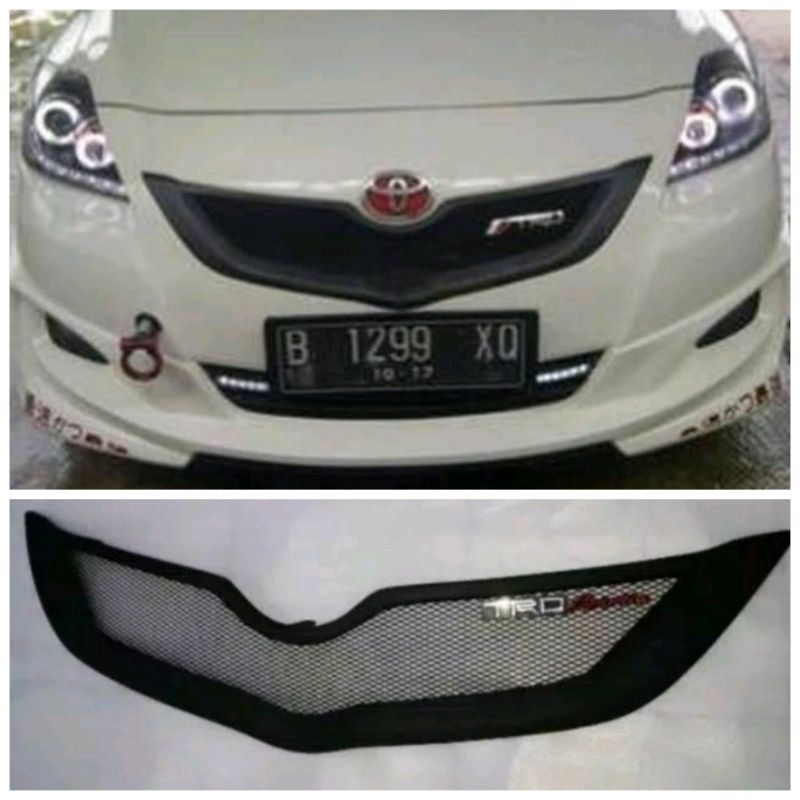Grill vios 2007 2008 2009 2010 2011 2012 New gril gen 2 limo Gratis emblem TRD