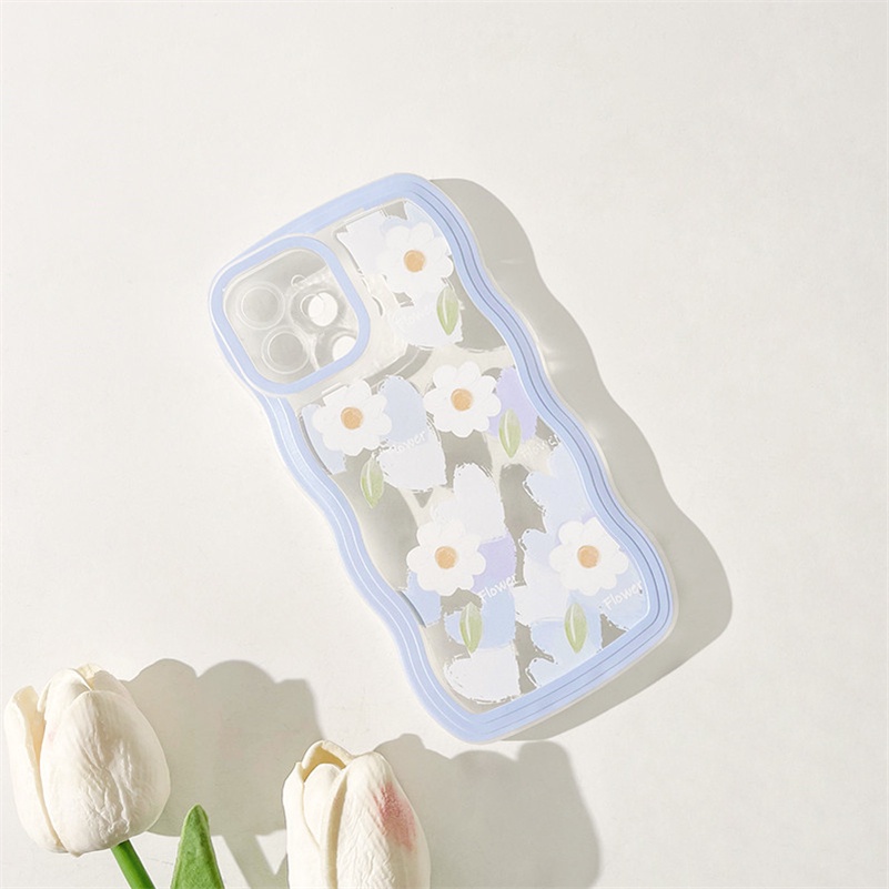 Soft Case Pelindung Anti Gores Motif Daisy Untuk Xiaomi Redmi Note 11 11s 10 10s 9 9s 8 Pro Redmi 10C 10A 10 9A 9C 9T 11 Lite Mi 11T Pro Poco F3