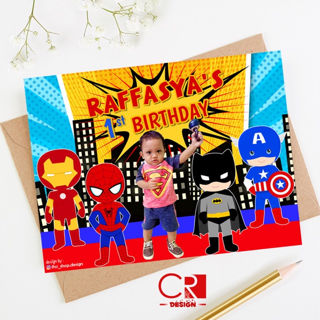 Cetak Kartu Ucapan Ulang Tahun / Tedhak Siten /7bulanan