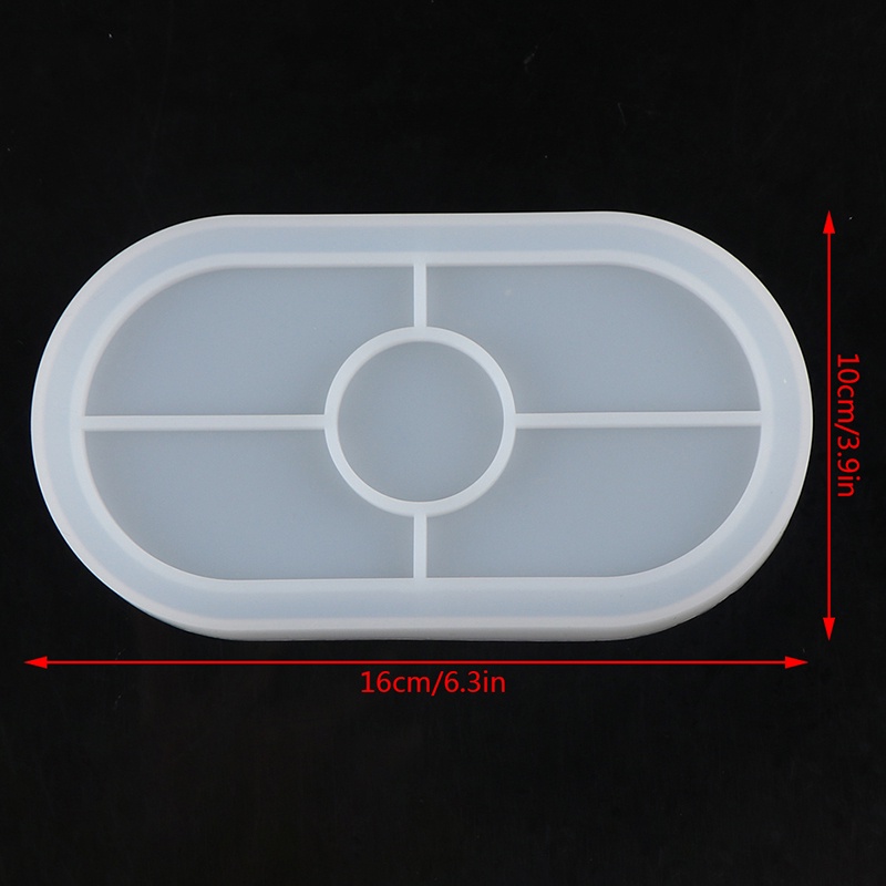 Dreamdreaming.id Cetakan Asbak Bentuk Oval Bahan Silikon Flexible