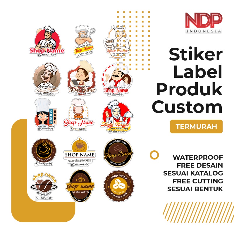 

STIKER LABEL PRODUK CUSTOM GRATIS DESAIN