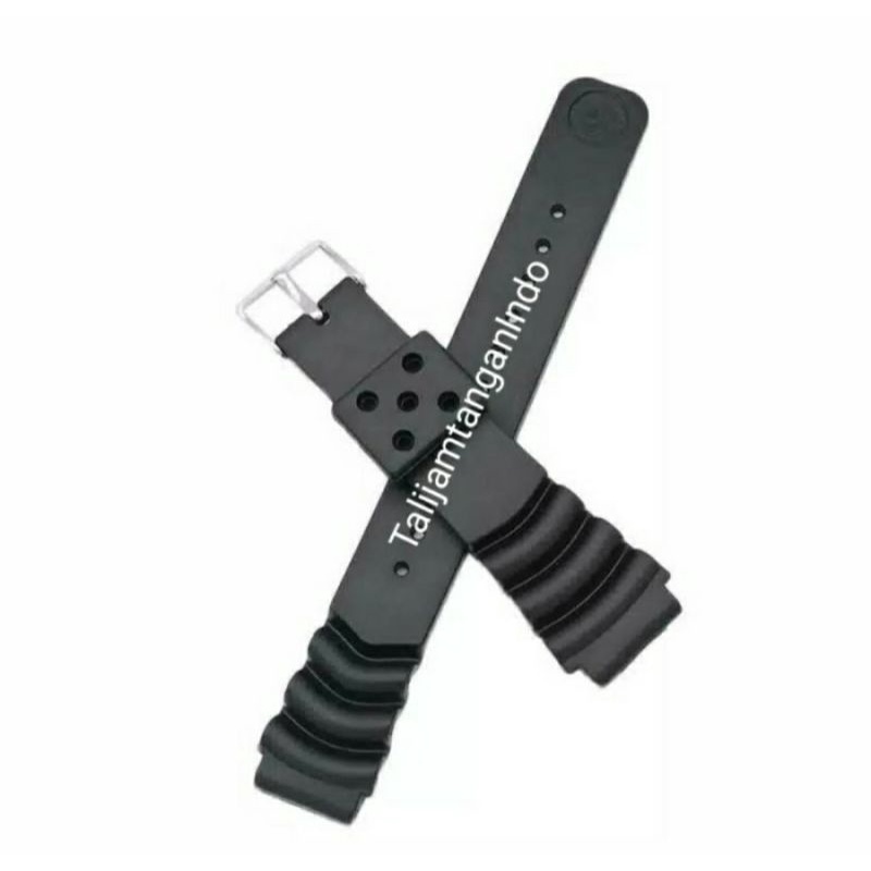 Tali strap jam tangan Seiko rubber rubber karet sport 18mm 20mm 22mm