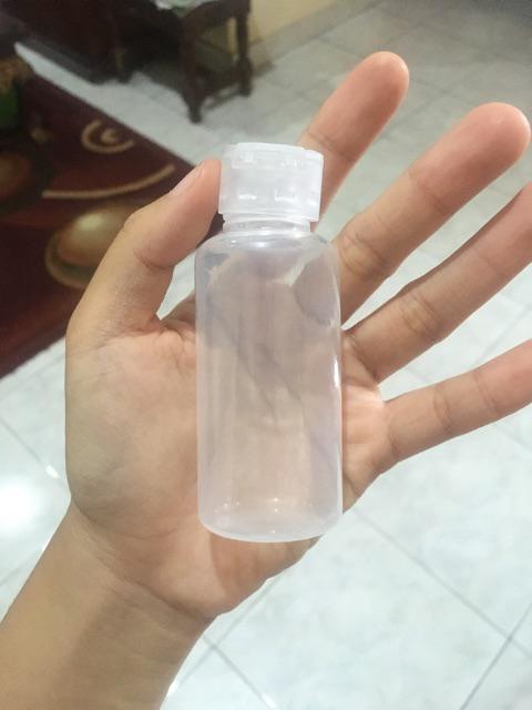 Botol Pp 60 Ml Plus Tutup Flip Top