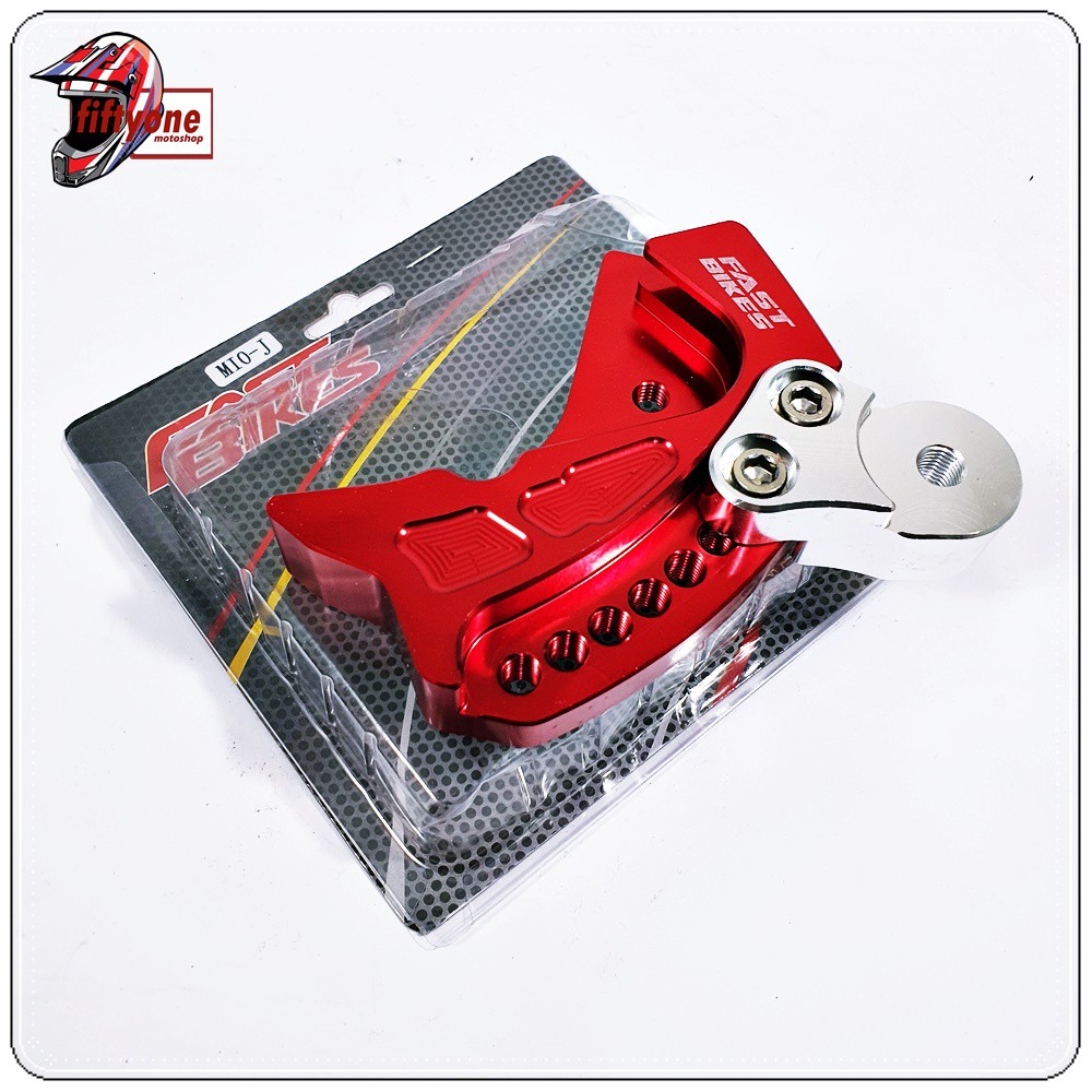 Undur Undur Peninggi Sambungan Shock Yamaha Matic Merah CNC Robot