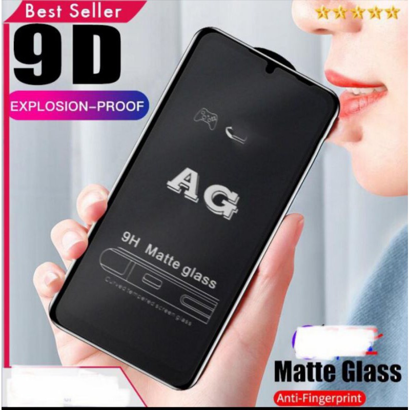 Tempered Glass Anti Minyak Vivo Y20 / Y12S , Anti Glare Vivo Y20