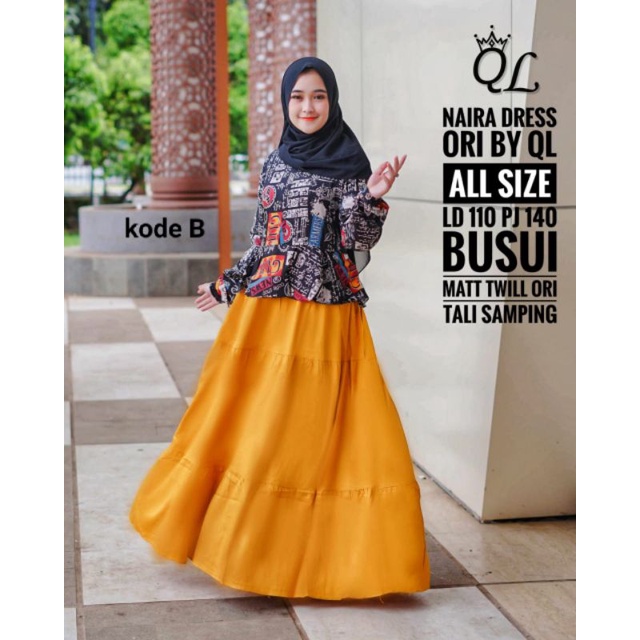 GAMIS TWILL ORI DRESS TERBARU 2021