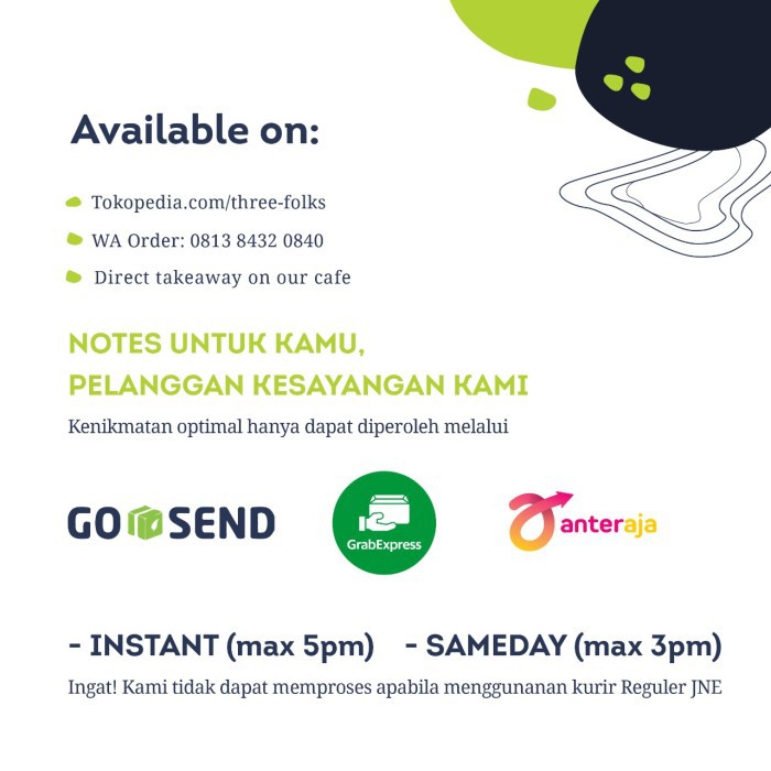 

Es Kopi Susu Three Folks Butterscotch Latte 1 Liter Iced Coffee - Normal