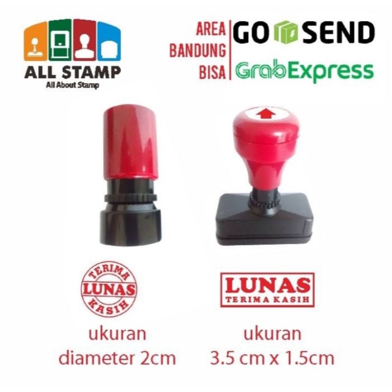 

stempel lunas otomatis tinta