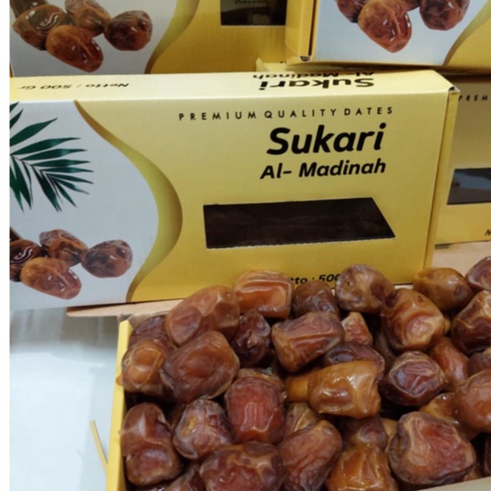 kurma sukari al madinah kemasan Dus 500gr