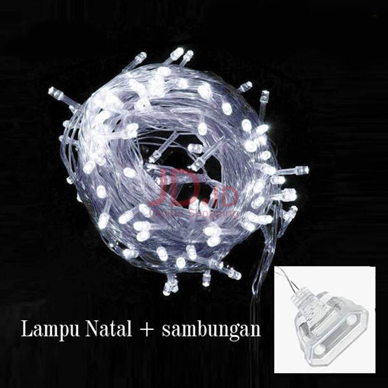 Lampu Natal Hias LED  + Colokan Sambung