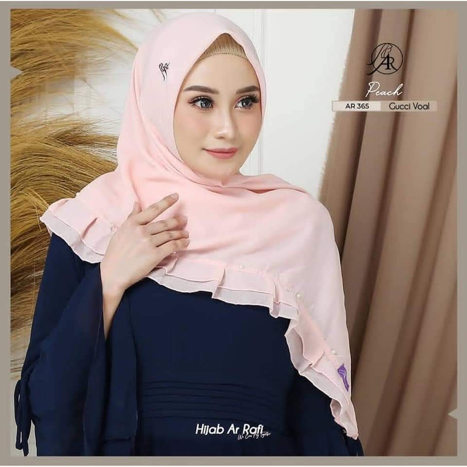 Jilbab Hijab Segi Empat Terbaru Arrafi AR 365 ORI Kerudung Segi Empat Arrafi Terlaris