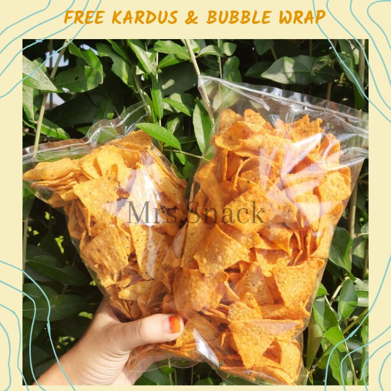 TORTILA JAGUNG 200 gr RENYAH DAN NIKMAT | SNACK KILOAN