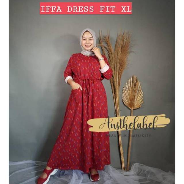 IFFA DRESS GAMIS CANTIK BY ANSTHELABEL JAKARTA