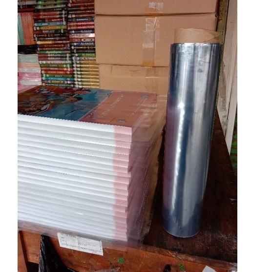 

Murah Terheboh SAMPUL BUKU PLASTIK MIKA BENING 1 ROL/50m ukuran 25cm,27cm,34cm