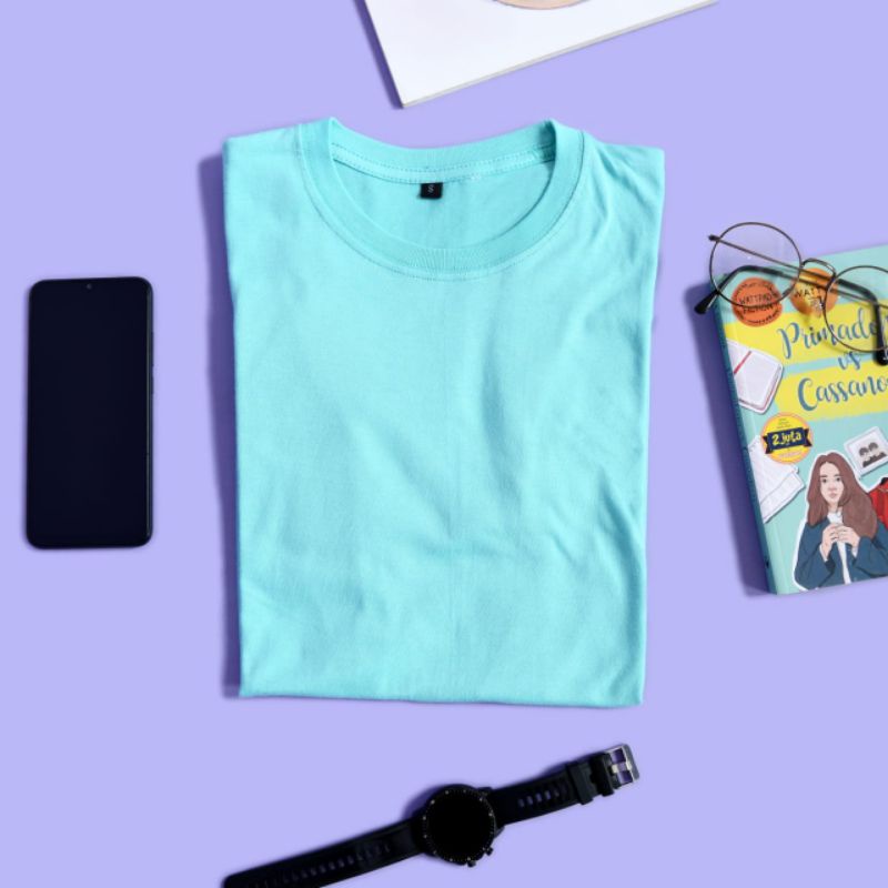 Kaos Polos - Hijau Mint