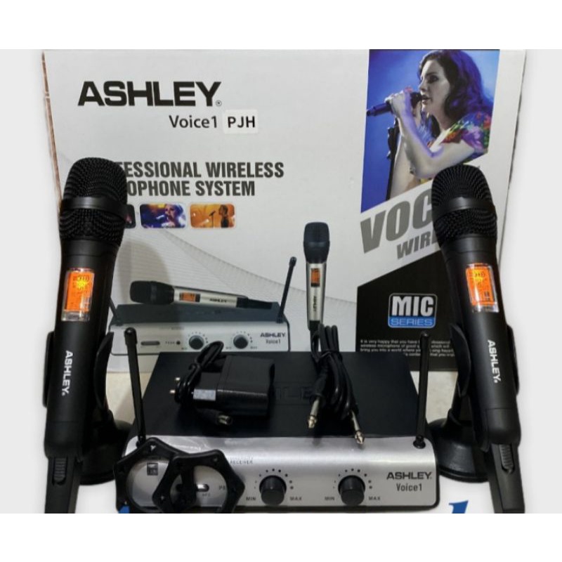 MICROPHONE WIRELESS ASHLEY VOICE 1 ORIGINAL GARANSI RESMI