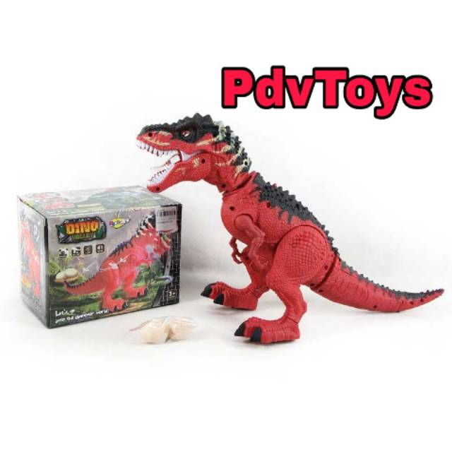 Mainan Dinosaurus Baterai T-Rex Dino Valley Electric Born Egg