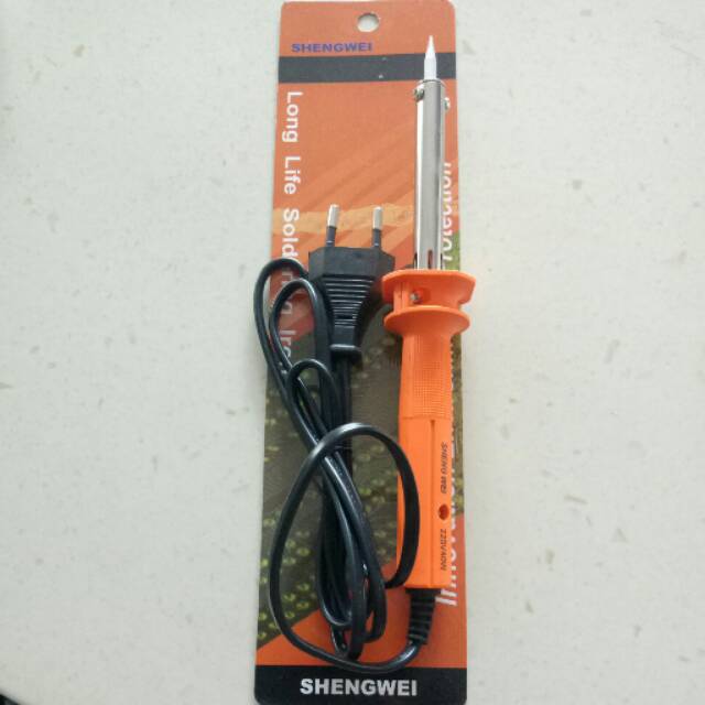 Solder listrik 60 watt bagus gagang fiber solderan bagus solder timah orange solderan kabel