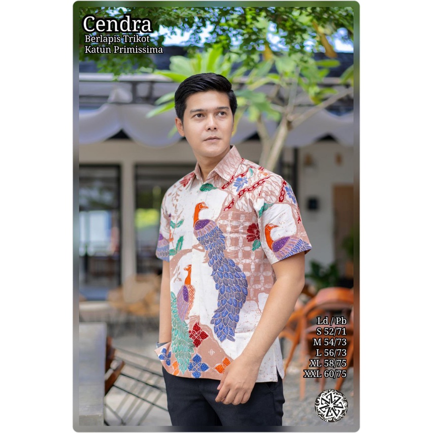 Hem Batik Tulis Pria Motif Cendra