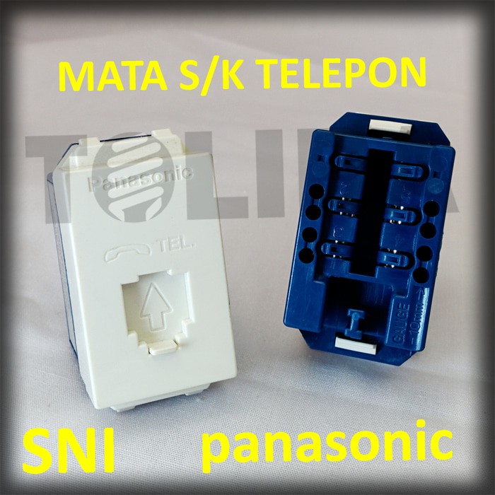 mata stopkontak stop kontak s/k telepon rj panasonic wej2164 6p 4c/stop kontak panasonic telepon sni