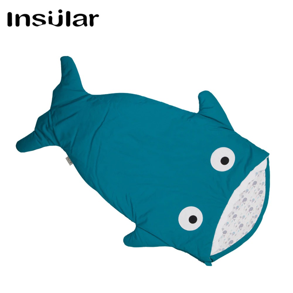 100 Cotton Shark Baby Winter Sleeping Bag Children Sleeping Sack Warm Baby Blanket Warm Swaddle Shopee Indonesia