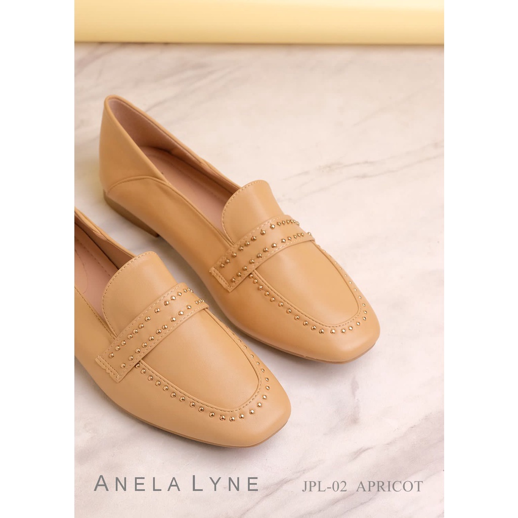 ANELA LYNE SEPATU LOAFERS LEATHER BASIANA APL-02 ORIGINAL