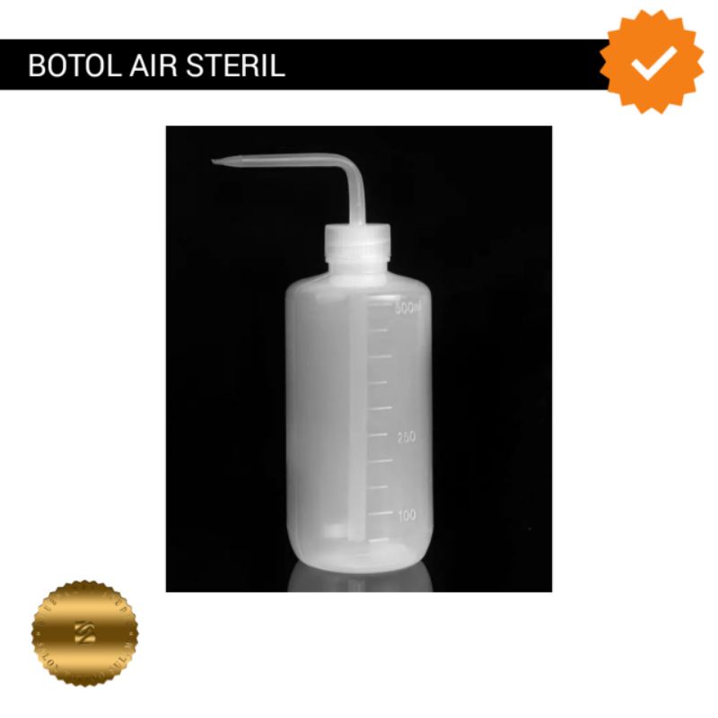 Botol aquabides - botol untuk air steril