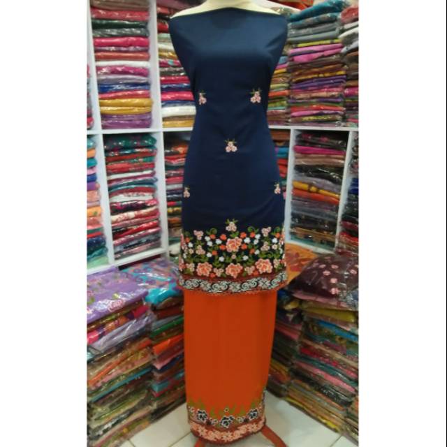 DASAR/BAKAL BAJU BORDIR KERANCANG/BAJU KURUNG/BAJU FORMAL