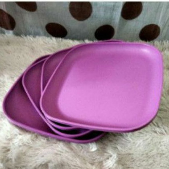 Piring makan breakfast tuperware ungu  ecer 1 pcs