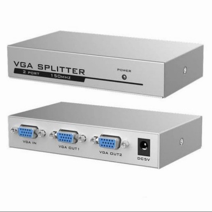 Vga Splitter 2 port/ vga spliter/ vga splitter 1 ke 2