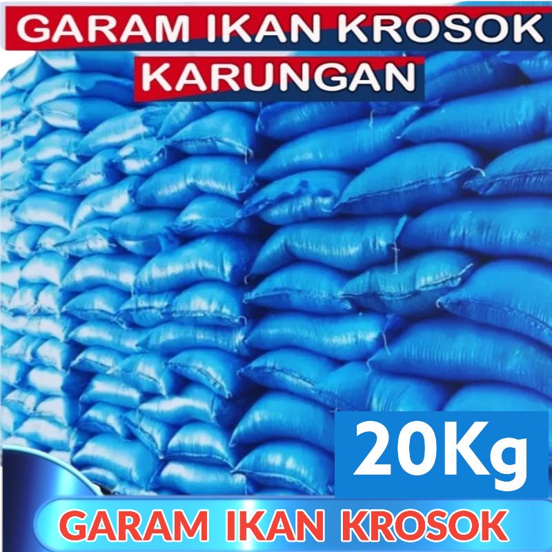 GARAM KASAR, GARAM KROSOK, GARAM IKAN KARUNGAN 20 KG