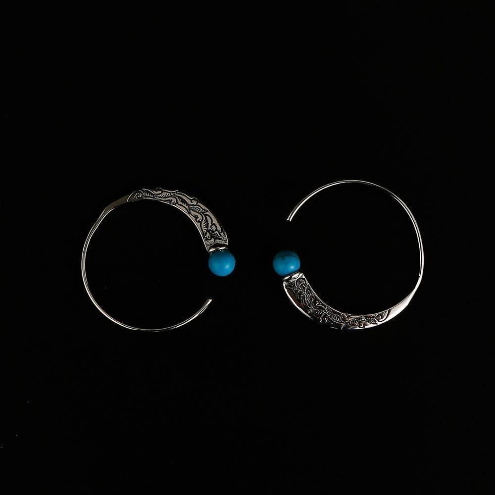 Preva Anting Hoop Earrings Bohemian Vintage Ear Stud Baru